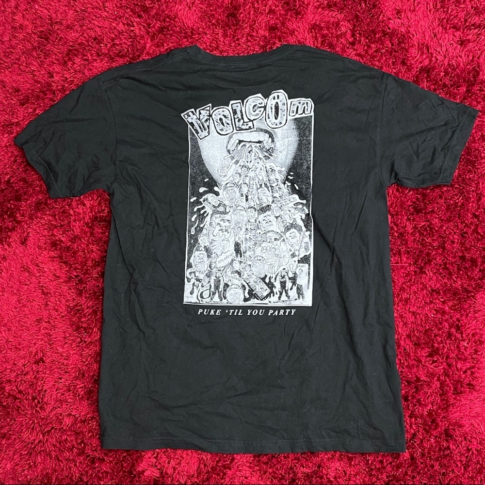 Volcom Zumiez 100K 2013 Snow Skateboard Party Till You Large Short Sleeve